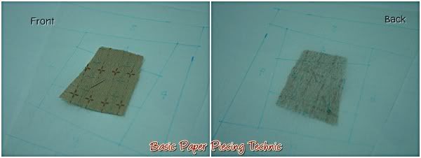 howto paper piecing technic