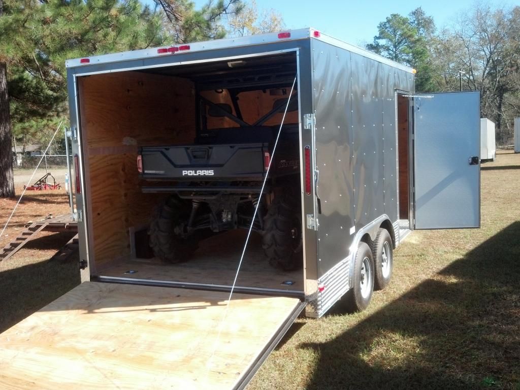 Enclosed trailer door height