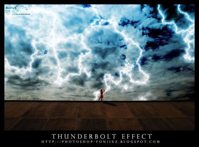 thunderbolt effect,strike effect, how to photoshop, photoshop tutorial