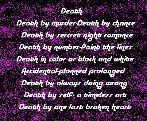 (Death poem)