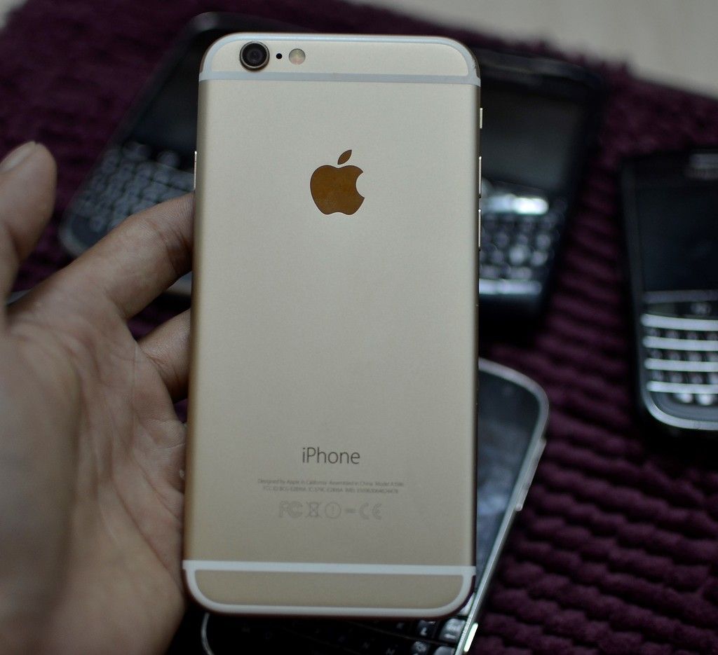 iPhone 6 128gb Gold Lock. Fullbox tặng sim ghép  sử dụng full chức năng. Còn BH 4-16 - 1