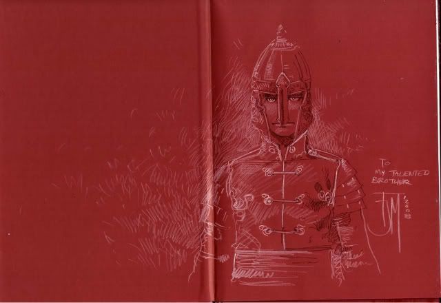 inside cover sketch