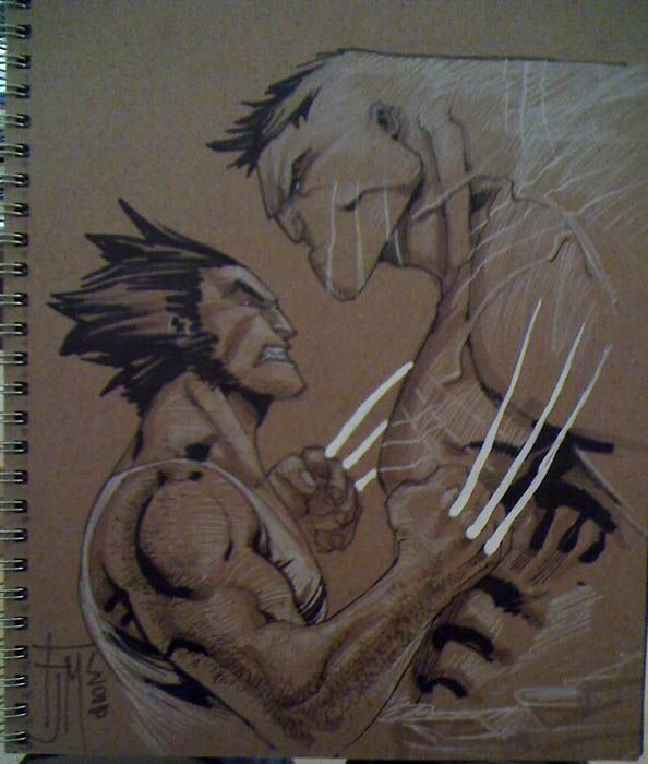 inside cover sketch
