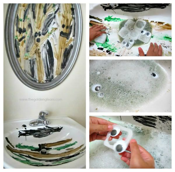http://www.thegoldengleam.com/2012/09/halloween-ice-ghosts-messy-play-in-sink.html