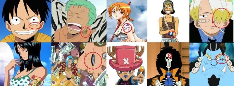 3-Nami tattoo resembles a bit like Zoro earrings with the things going on 