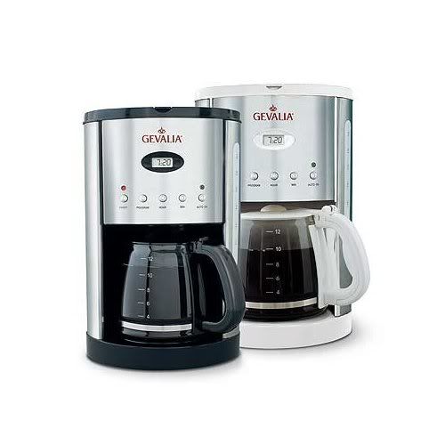 Brand new Gevalia 12 cup automatic coffee maker in WHITE for $40.