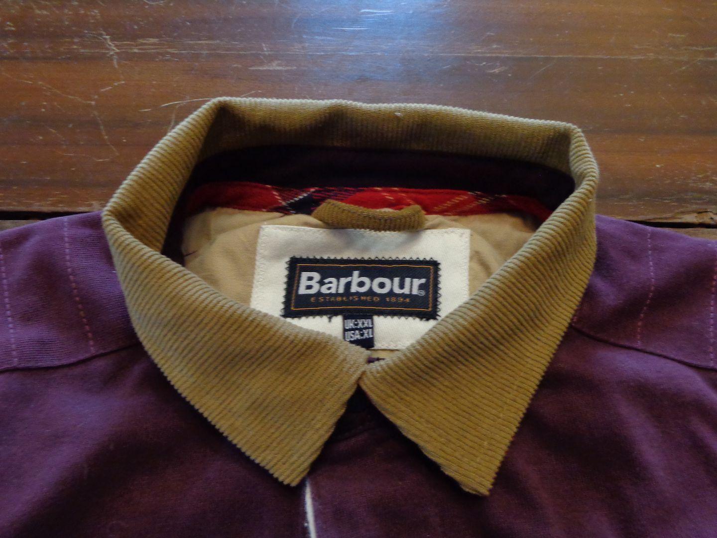barbour polo shirt xl