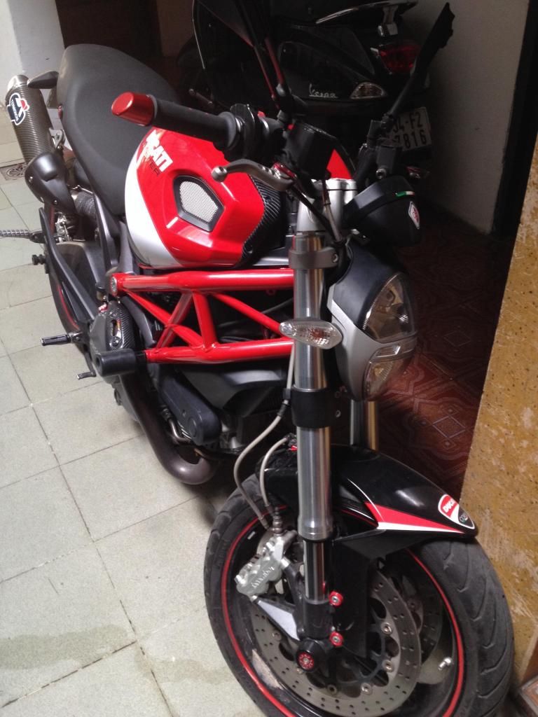 Bán Ducati Monster 795 , 803 phân khối máy mạnh , đã vô nhiều đồ chơi - 2