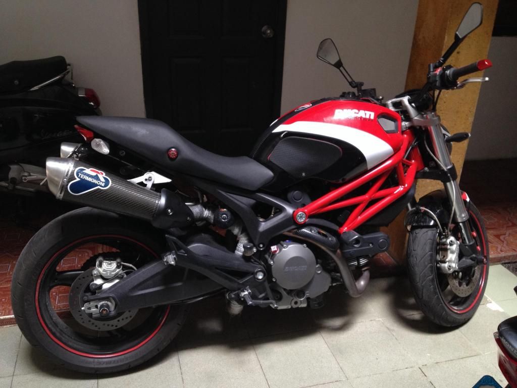Bán Ducati Monster 795 , 803 phân khối máy mạnh , đã vô nhiều đồ chơi - 1