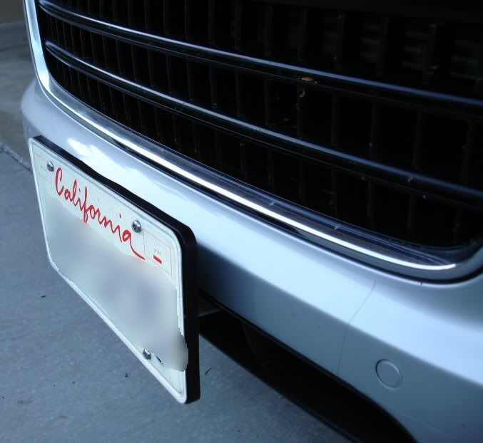 Sline Mod Custom Built Front License Plate Bracket AudiWorld Forums