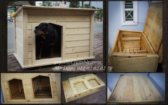 HCM/TQ - Shop Chuồng chó bằng gỗ - 3
