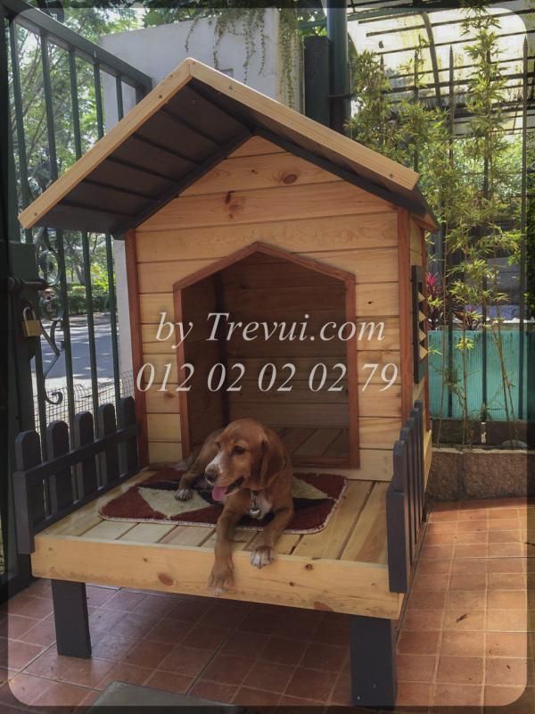HCM/TQ - Shop Chuồng chó bằng gỗ - 1