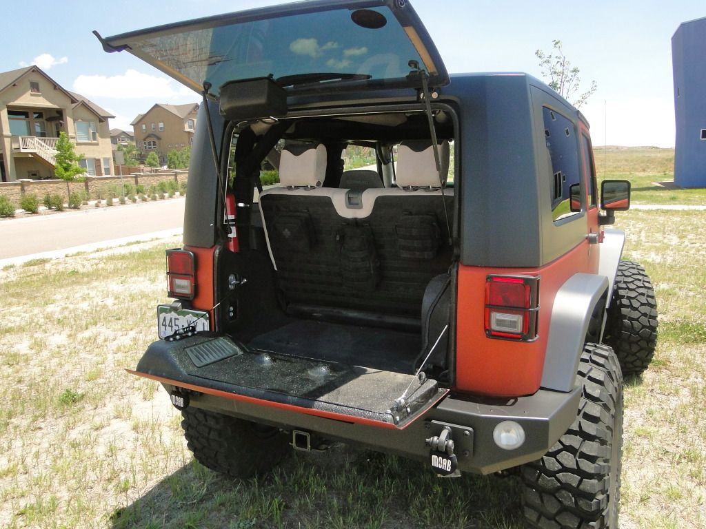 Jeep wrangler tailgate fold down #2