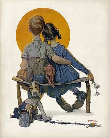 Norman Rockwell - Sunset
