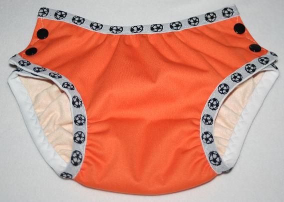 Overnight Pocket Trainers "Orange Soccer Balls"  Choose your size