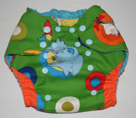 "Horton"  OS Nykibaby Pocket Diaper