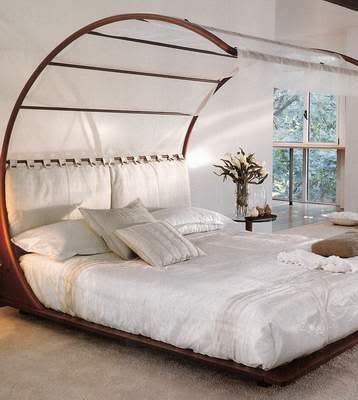 Feng Shui Mantra Bed with Canopy