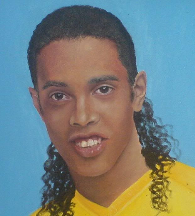 ronaldinho painting