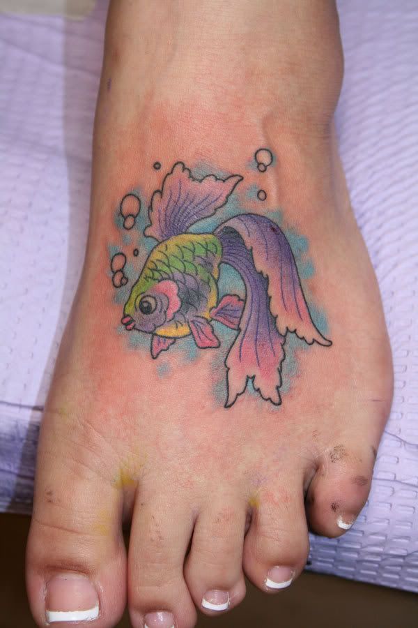 Goldfish+tattoo+by+Nick+Anderson 