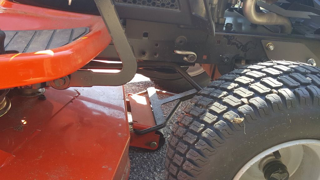 Leveling deck on Husqvarna Lawn Care Forum