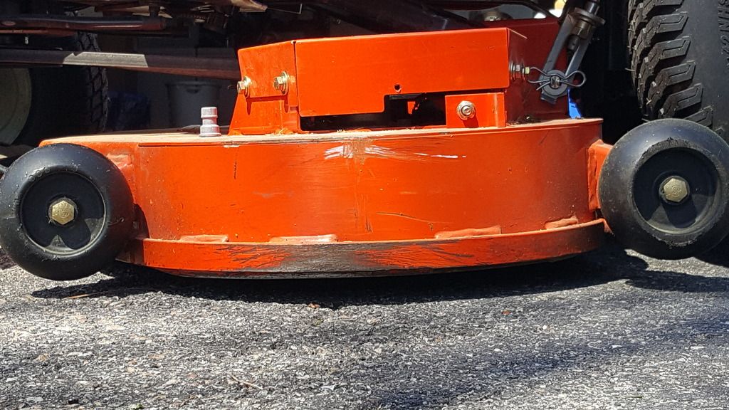 Leveling deck on Husqvarna Lawn Care Forum