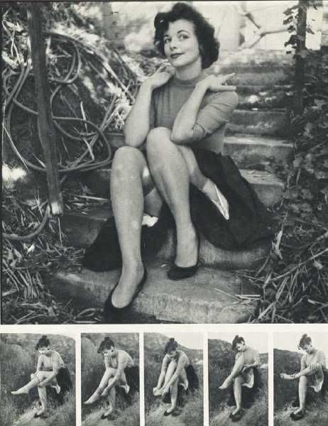 Glamour vintage teenager outdoor