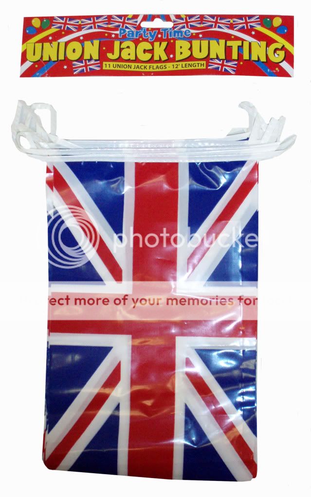 12 FT 3.7 METRES UNION JACK FLAG BUNTING OLYMPICS GREAT BRITAIN 