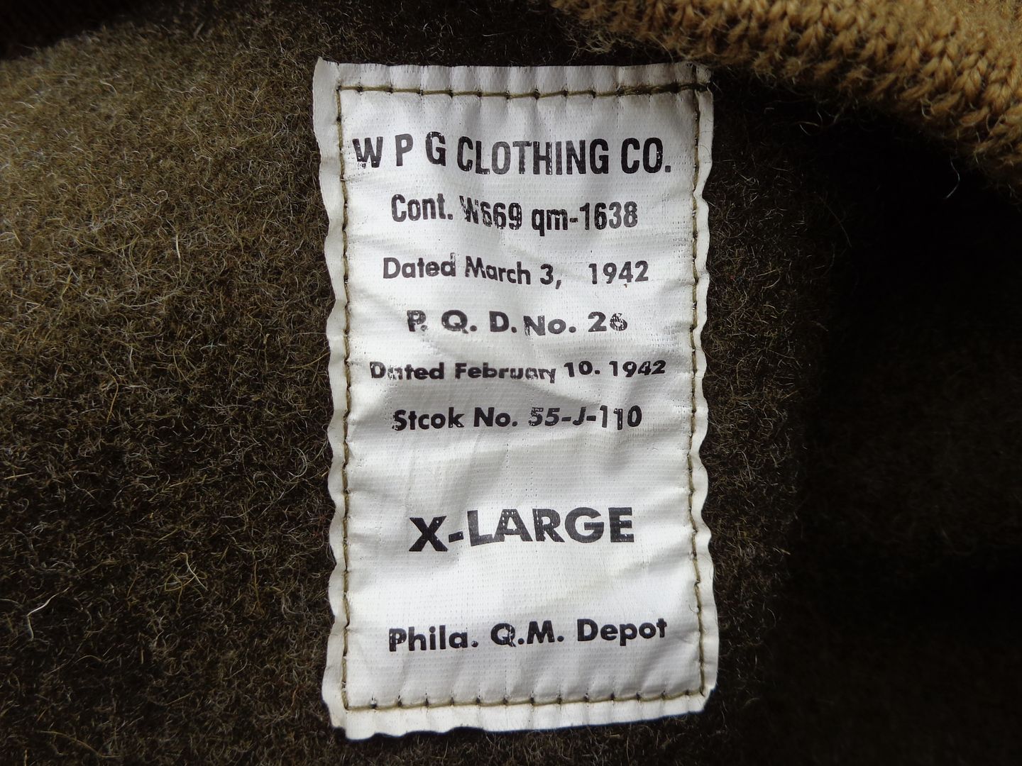 What Price Glory Reproduction 1942 Tanker Jacket. XL. Just $35 shipped ...