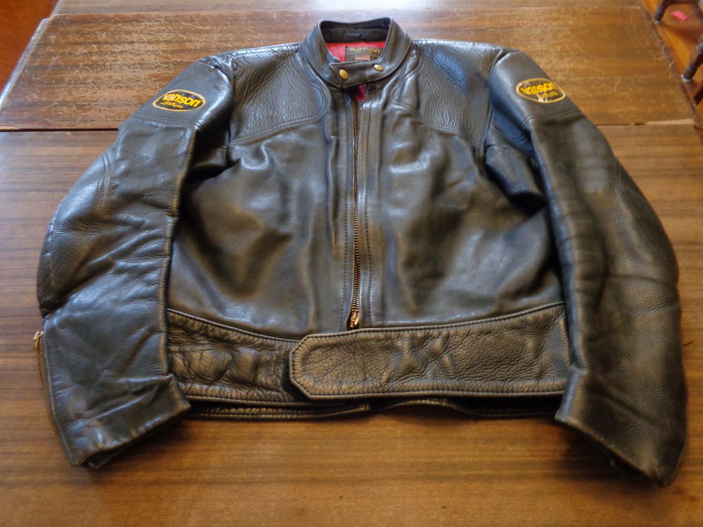 VANSON Manx Motorcycle jacket. Size 40. Talon zippers! | The Fedora Lounge