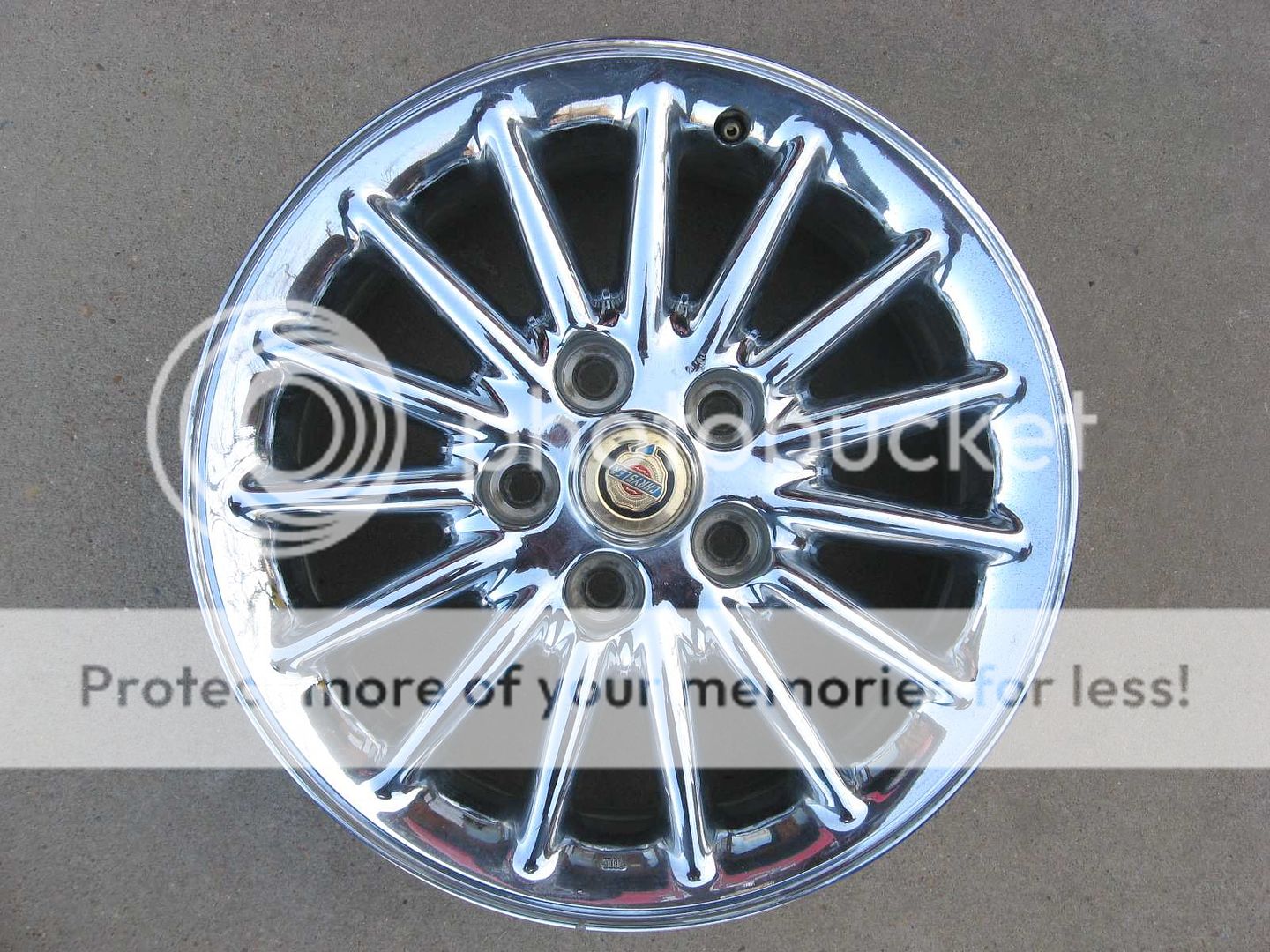 1998 1999 2000 2001 Chrysler 300M LHS Concord Factory Chrome Aluminum Wheel