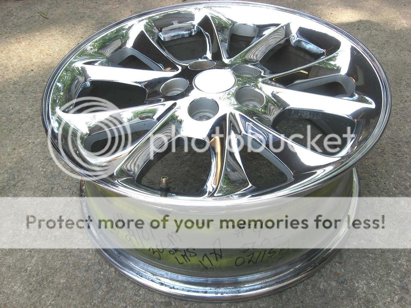 1999 2000 2001 Chrysler 300M or LHS Chrome Aluminum Alloy 17x7 Factory Wheel Rim