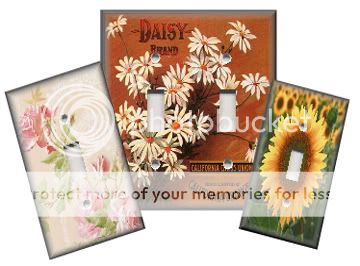   World decor, Floral items in Luna Gallery Switch Plates 